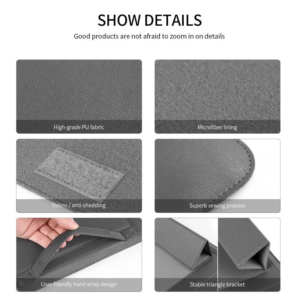 11 / 12 Inch 4-in-1 Computer Bracket Liner and Storage Bag