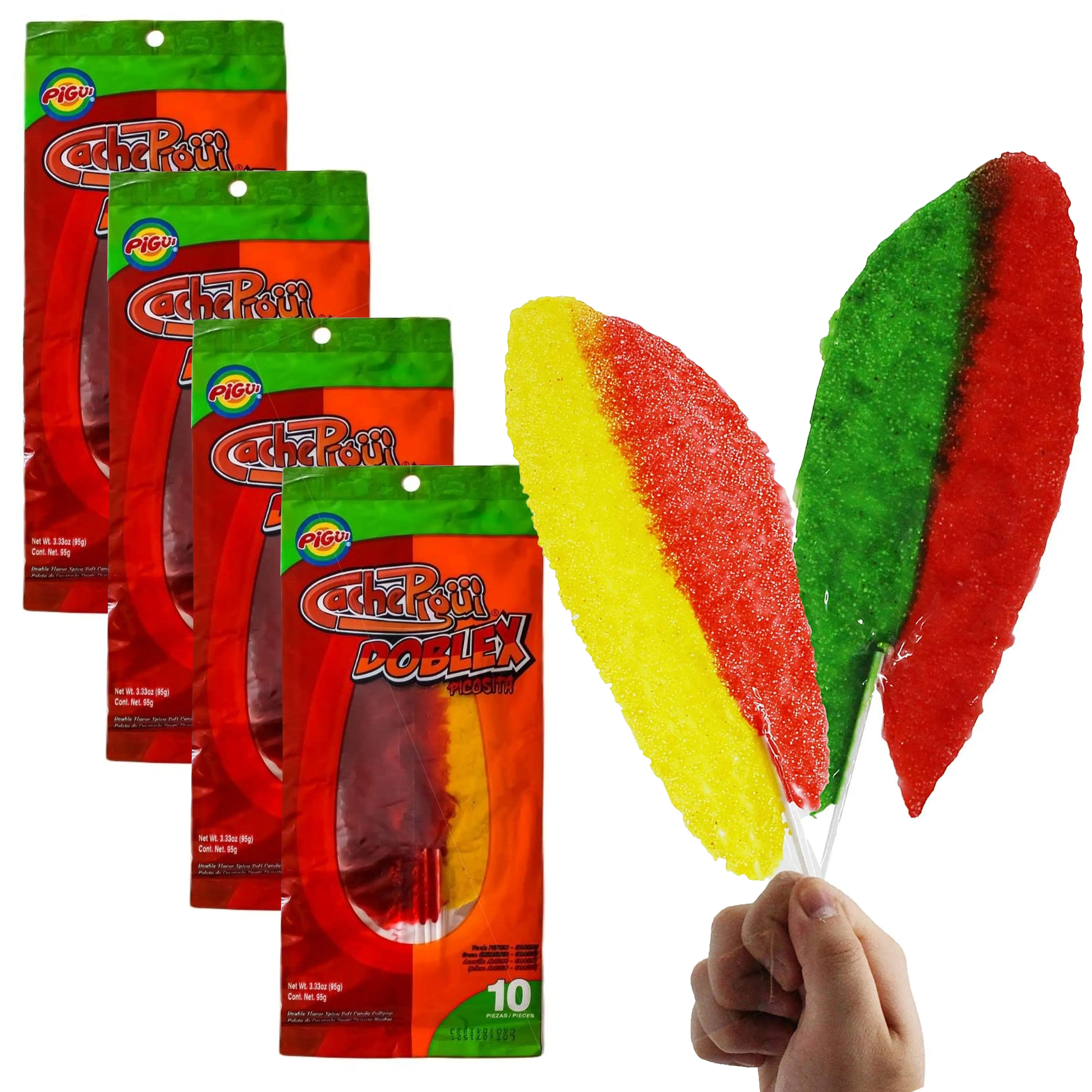 40 Pc Mexican Lollipops Slaps Doblex Picosita Flavor Spicy Paletas Pops Candy