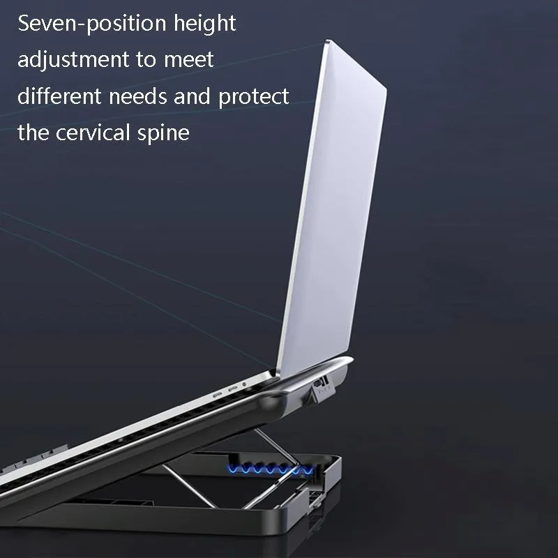 6-fan Alloy Laptop Cooling Bracket - Silent