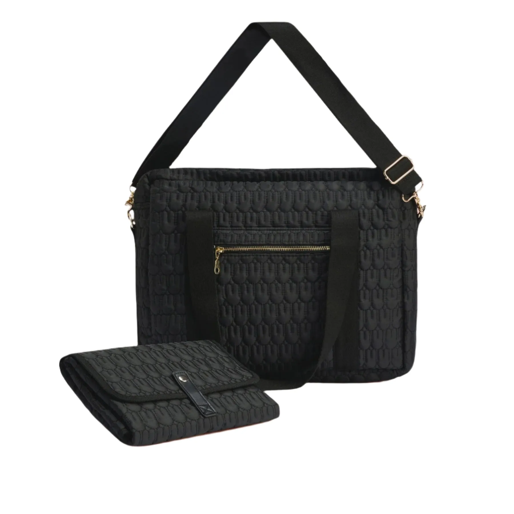 Bunnie Nappy Bag - Black