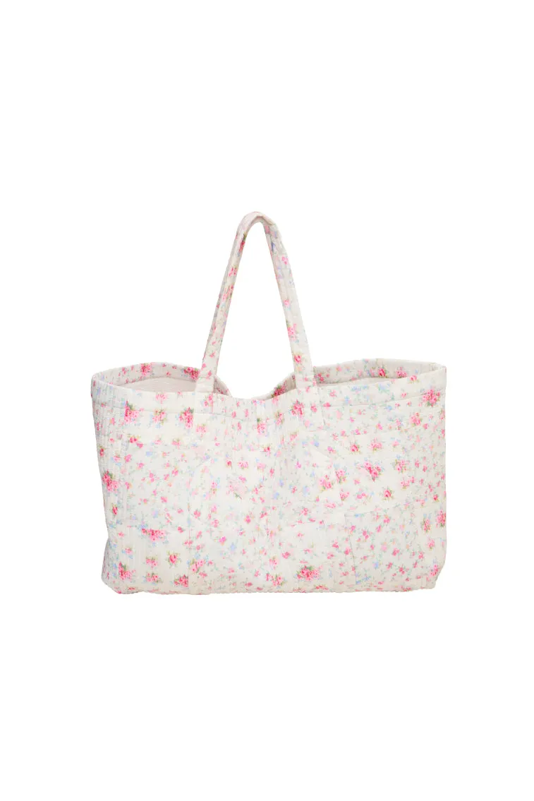 Cyndi Cotton Floral Tote