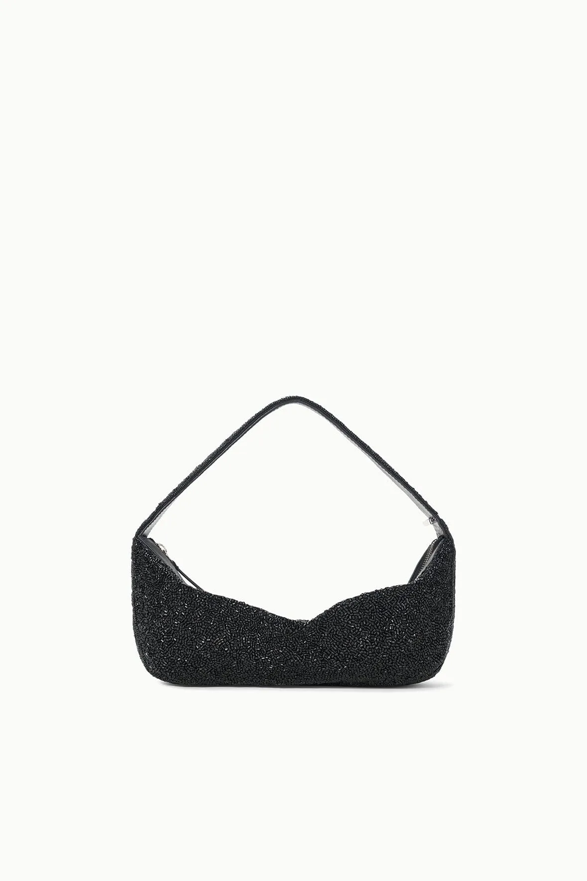 DEMY BEADED SHOULDER BAG | BLACK