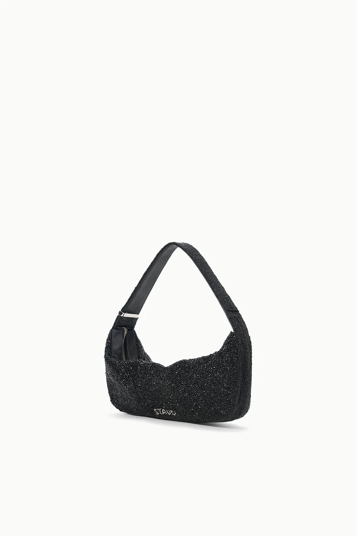 DEMY BEADED SHOULDER BAG | BLACK
