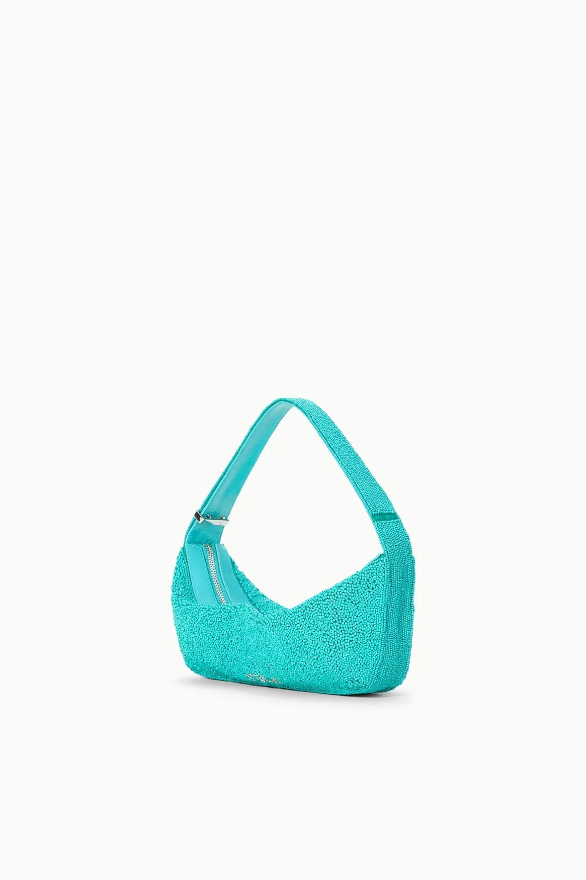 DEMY BEADED SHOULDER BAG | TEAL