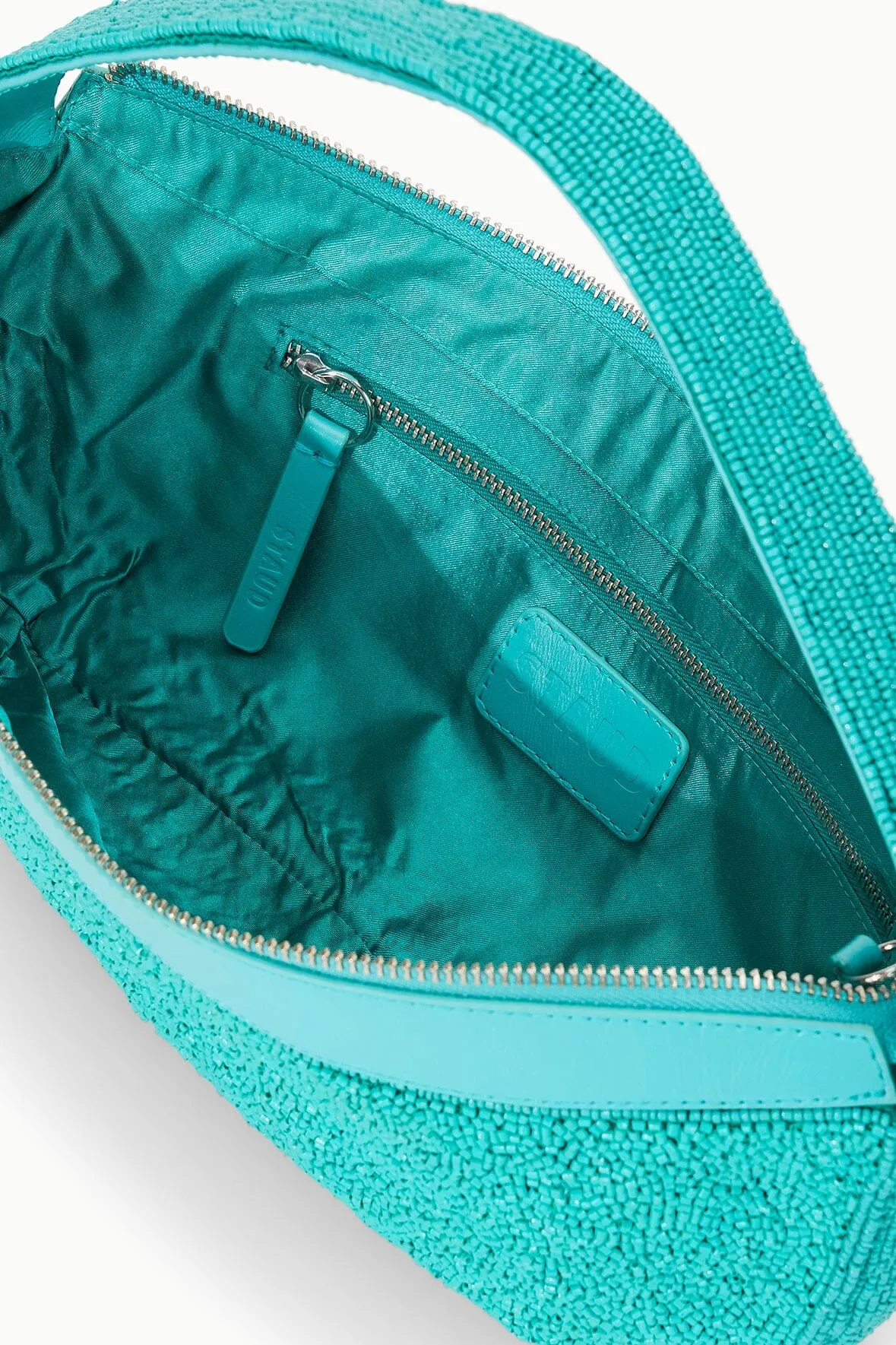 DEMY BEADED SHOULDER BAG | TEAL