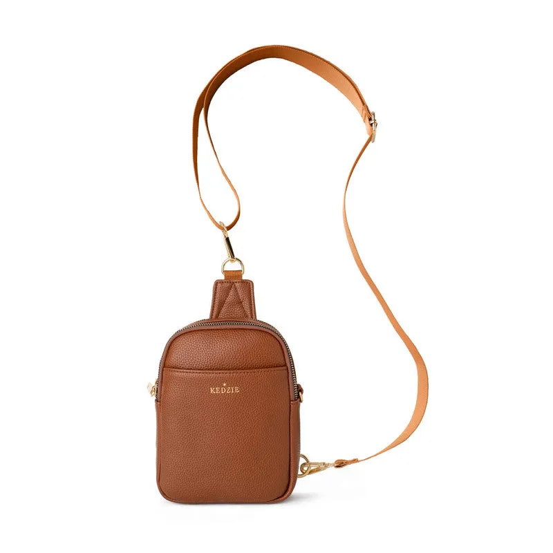 Kedzie Solstice Convertible Sling - Chestnut