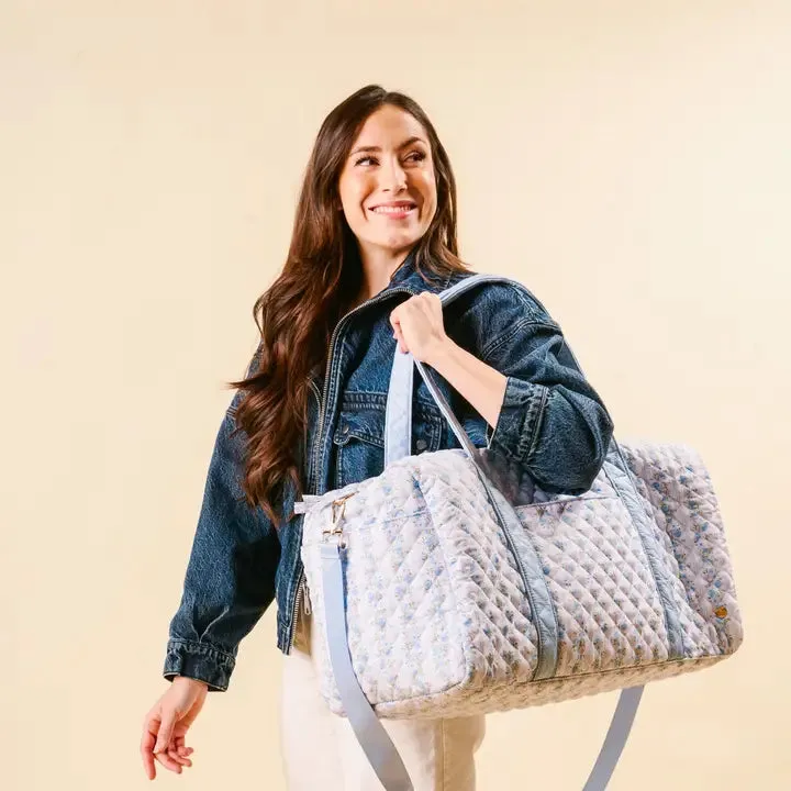 On-The-Go Quilted Weekender Bag
