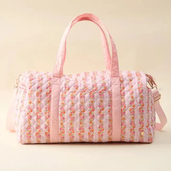 On-The-Go Quilted Weekender Bag