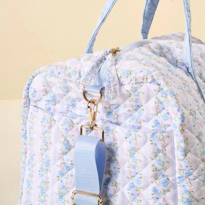 On-The-Go Quilted Weekender Bag