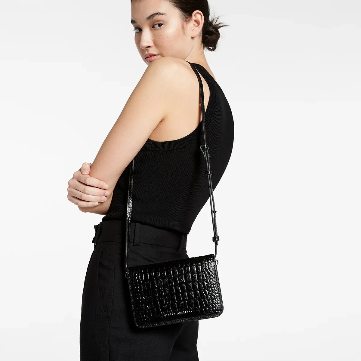 She Burns - Black Croc Embossed