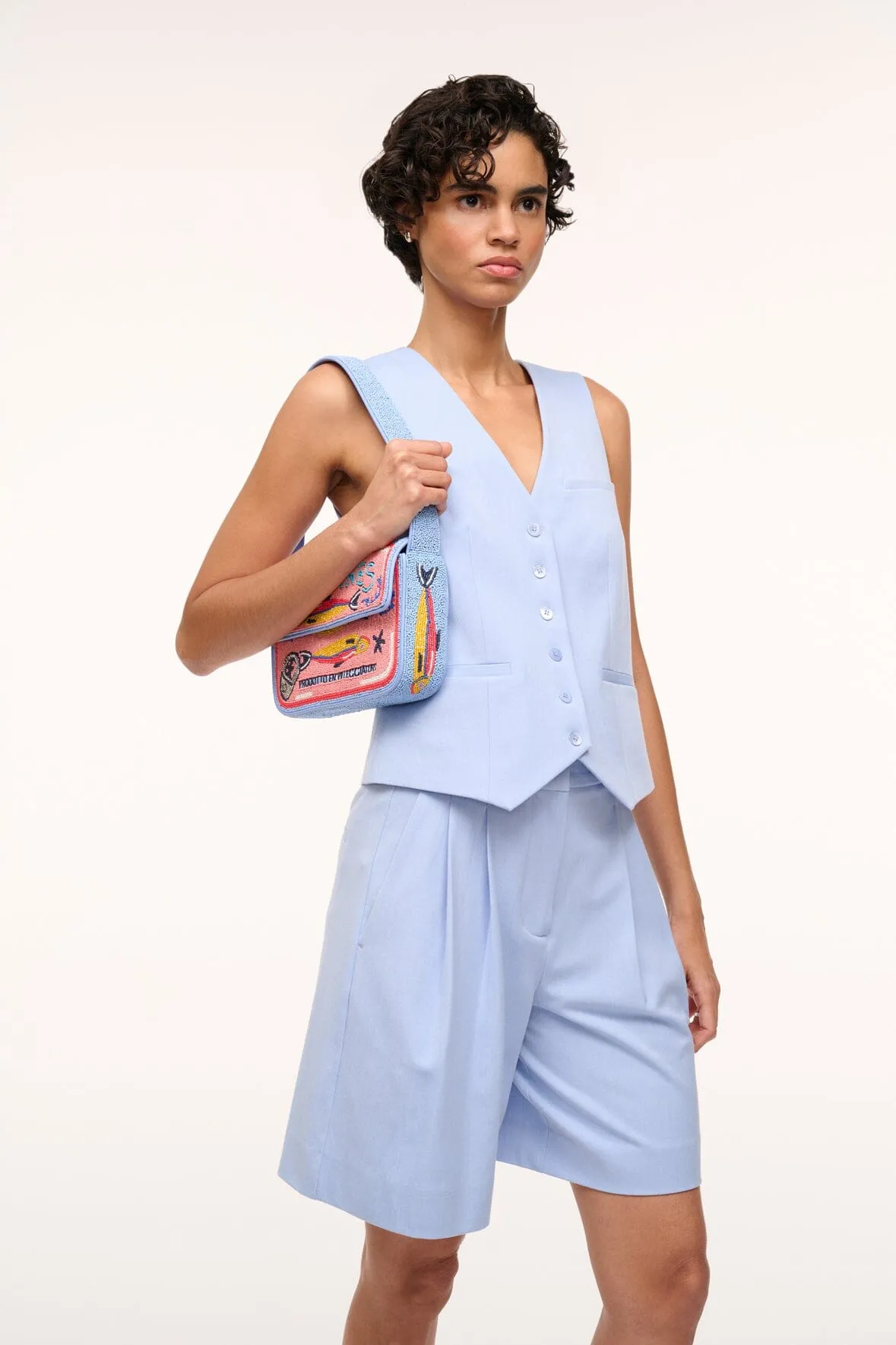 TOMMY BEADED BAG | STAUDINES PINK