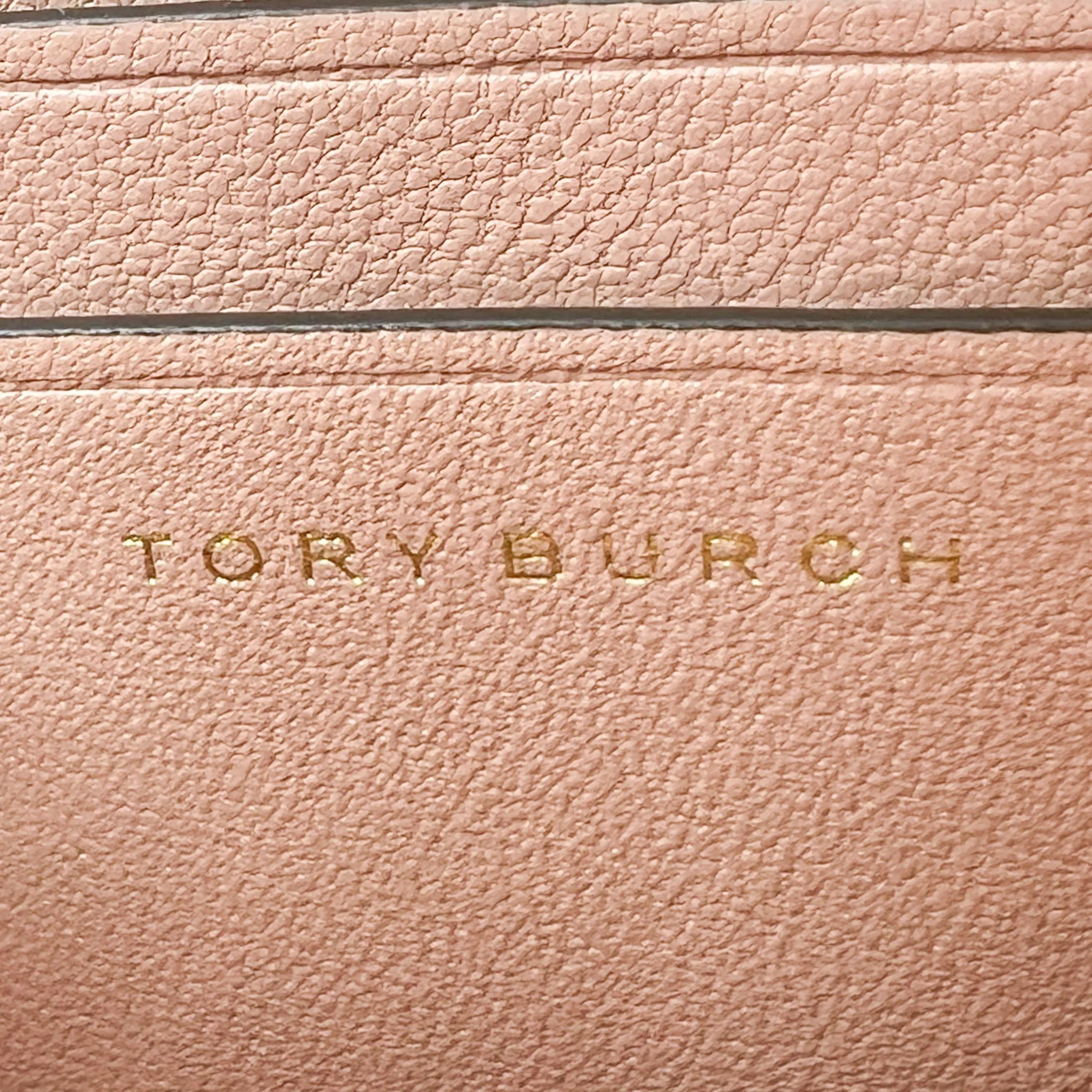 Tory Burch Rose Gold Leather Kira Chevron Quilted Crossbody Bag