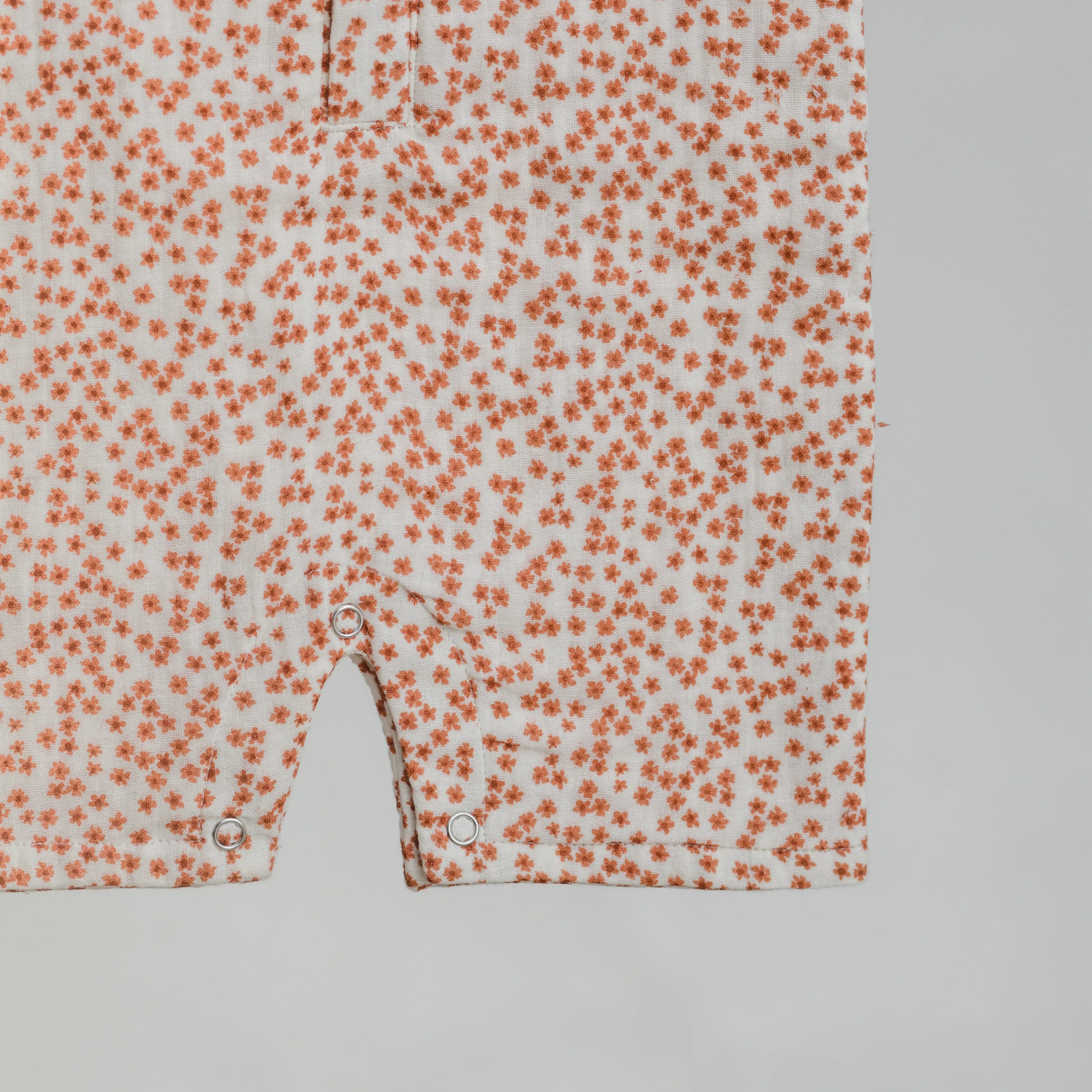 Valley Of Flowers Double Layer Muslin Romper/Jumpsuit/Playsuit