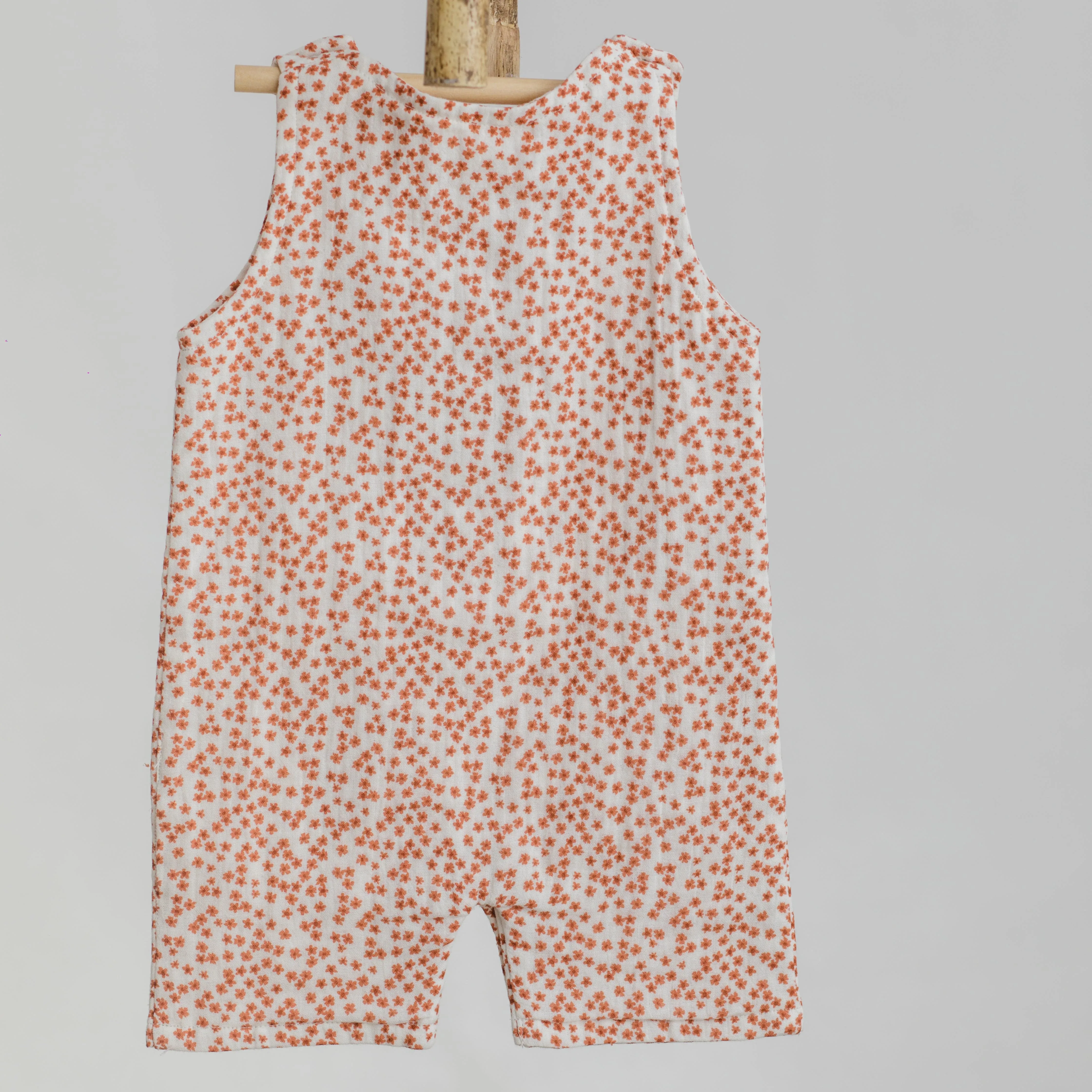 Valley Of Flowers Double Layer Muslin Romper/Jumpsuit/Playsuit