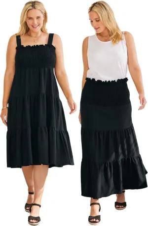Woman Within Plus Size Convertible Dress to Skirt