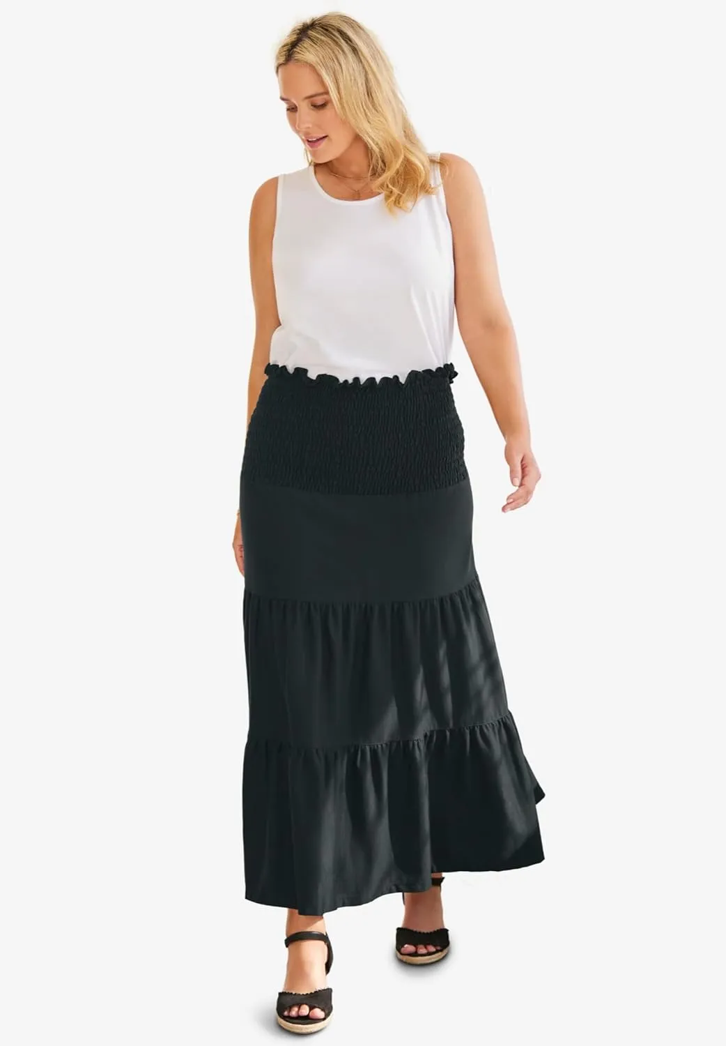 Woman Within Plus Size Convertible Dress to Skirt