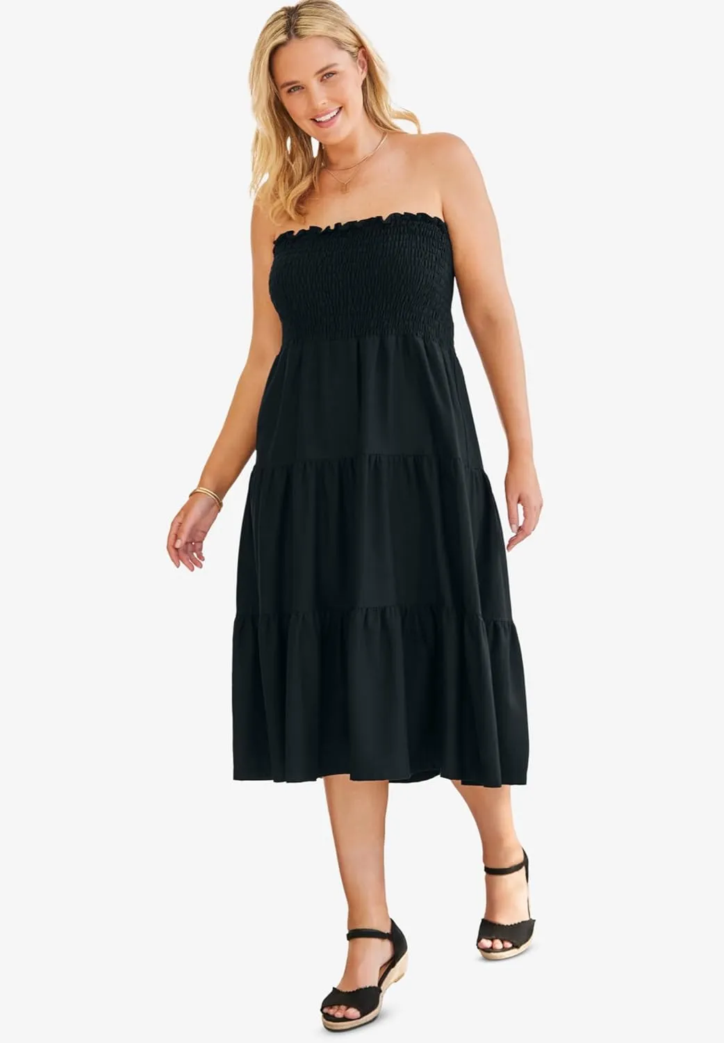 Woman Within Plus Size Convertible Dress to Skirt