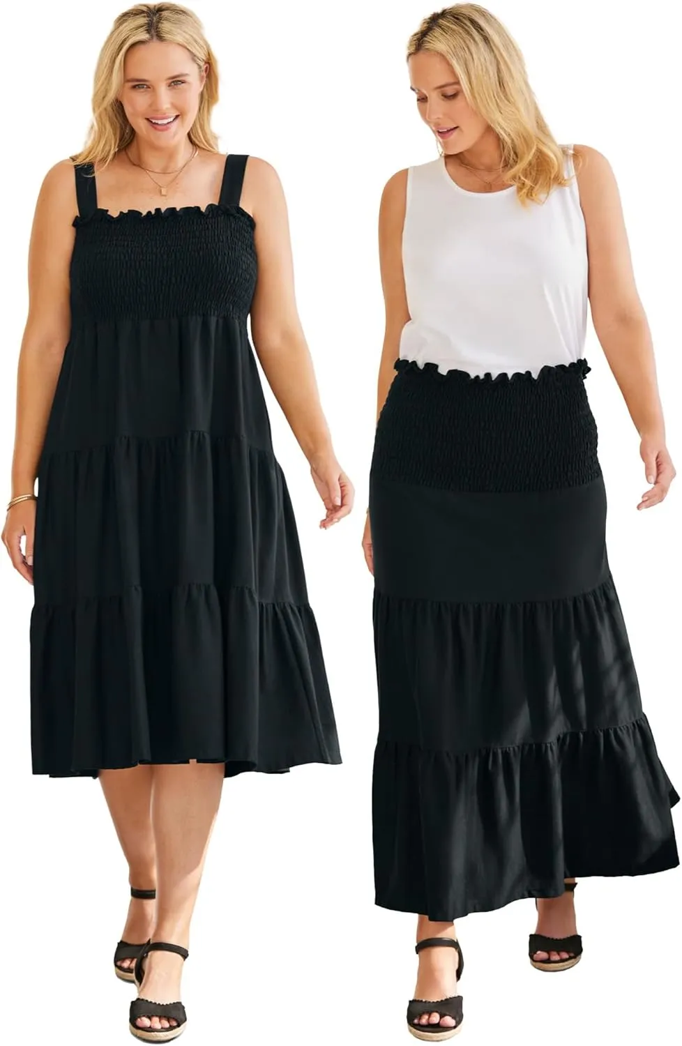 Woman Within Plus Size Convertible Dress to Skirt