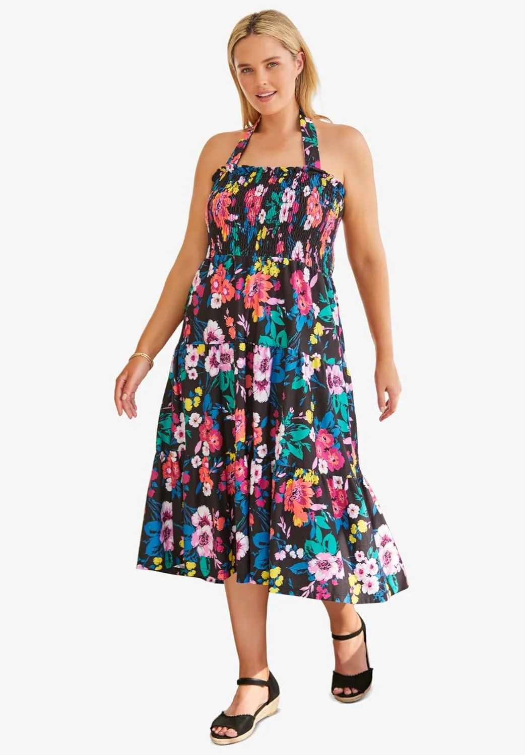 Woman Within Plus Size Convertible Dress to Skirt